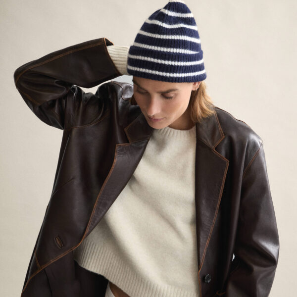 Le Bonnet Beanie — Midnight Stripe