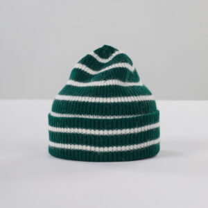 le bonnet Beanie — Moss Stripe