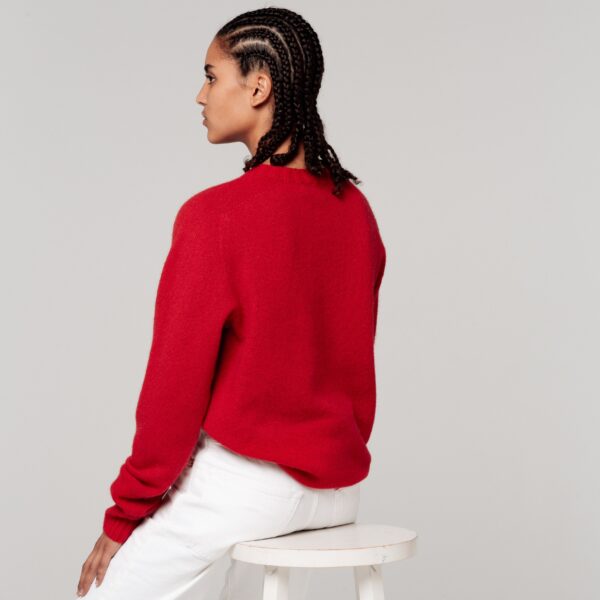Le Bonnet Crewneck — Crimson