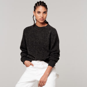 le bonnet Crewneck — Graphite