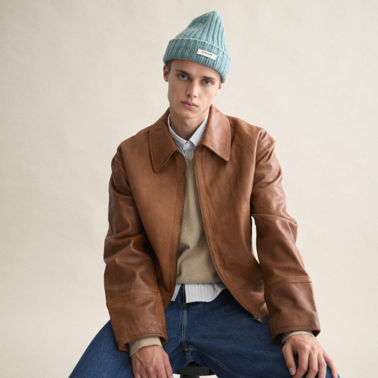 Le Bonnet Logo Beanie — Basil