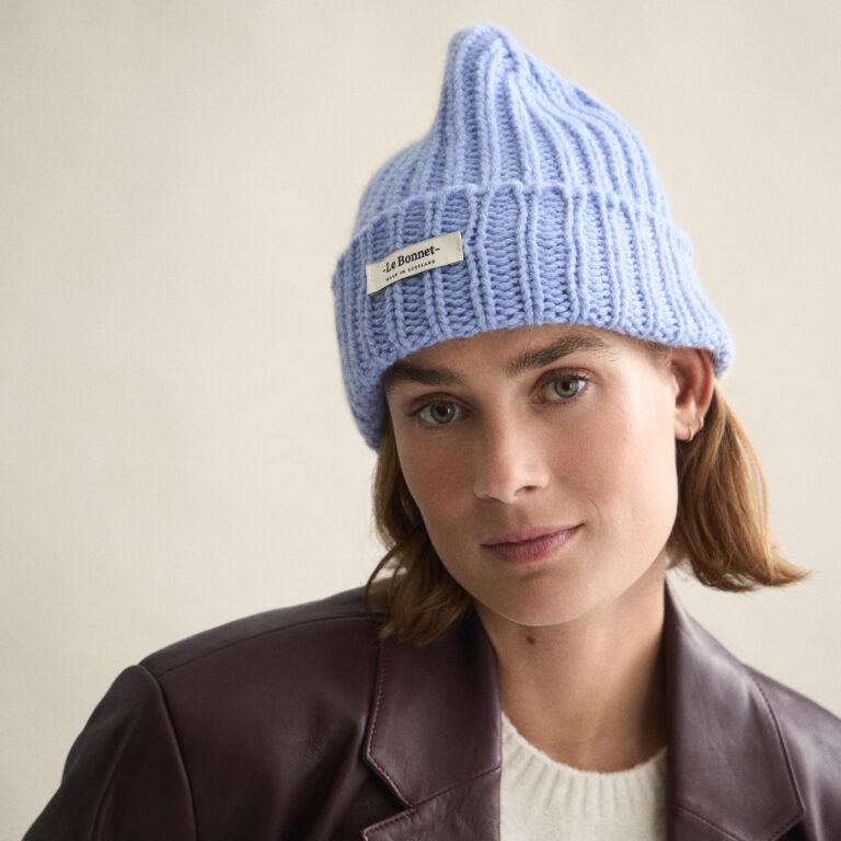 Le Bonnet Logo Beanie — Light Blue Sky