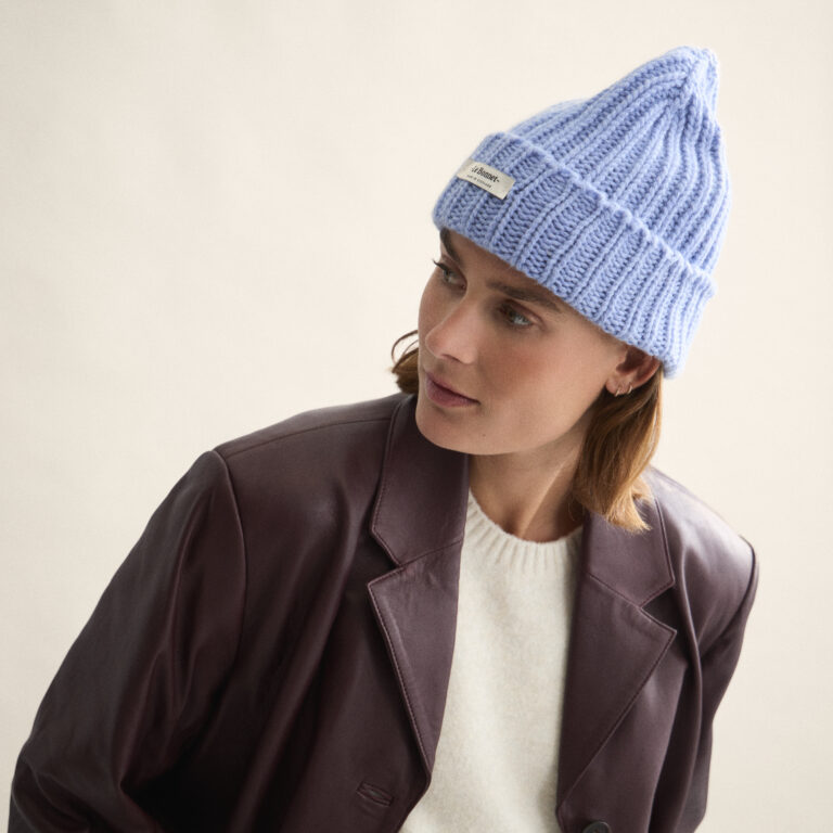 Le Bonnet Logo Beanie — Light Blue Sky