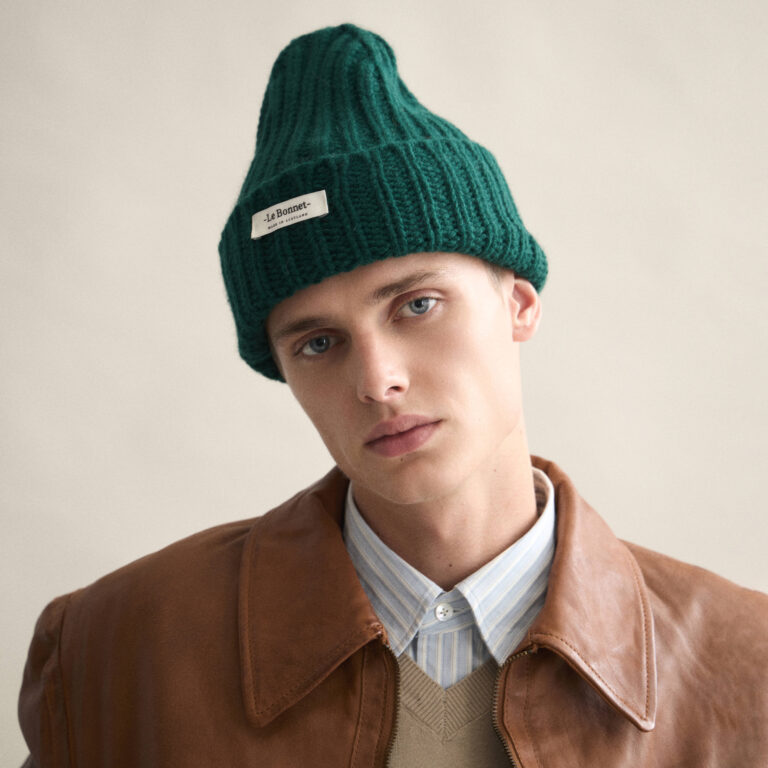 Le Bonnet Logo Beanie — Moss