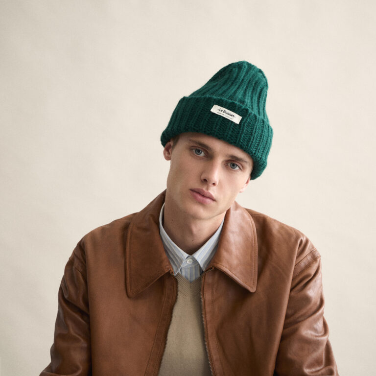 Le Bonnet Logo Beanie — Moss