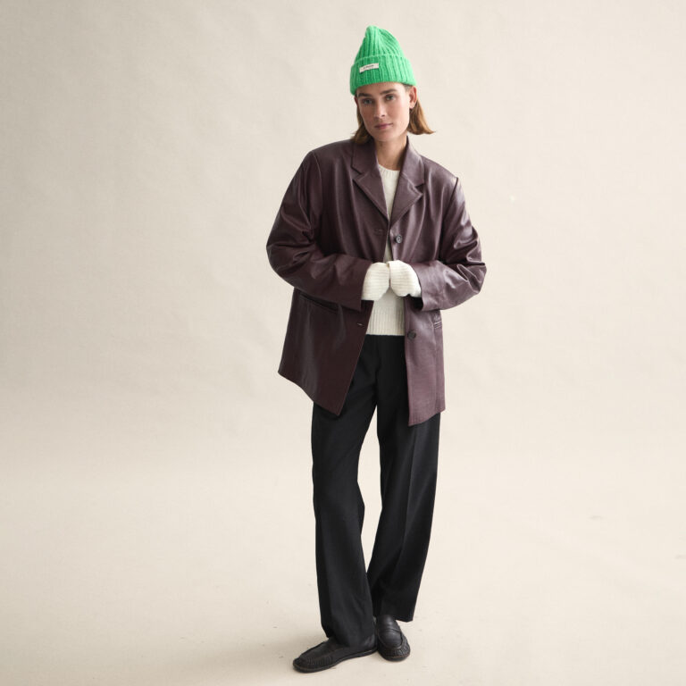 Le Bonnet Logo Beanie — Neon Green