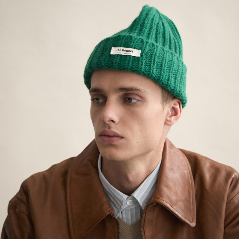 Le Bonnet Logo Beanie — Pine