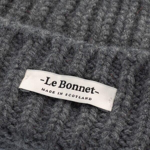 Le Bonnet Logo Beanie — Slate Grey