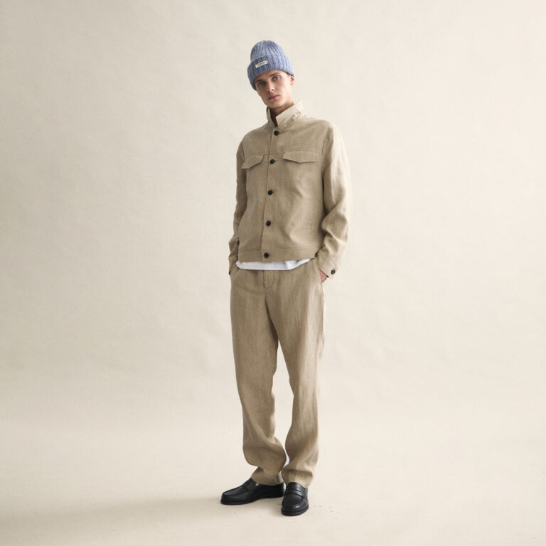 Le Bonnet Logo Beanie — Washed Denim