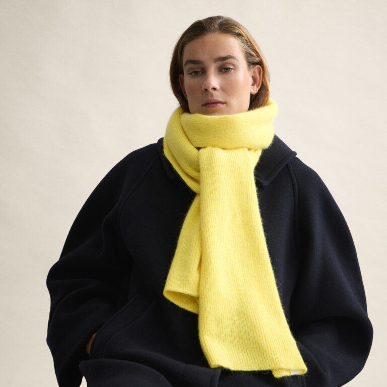 Le Bonnet Scarf — Acid Yellow