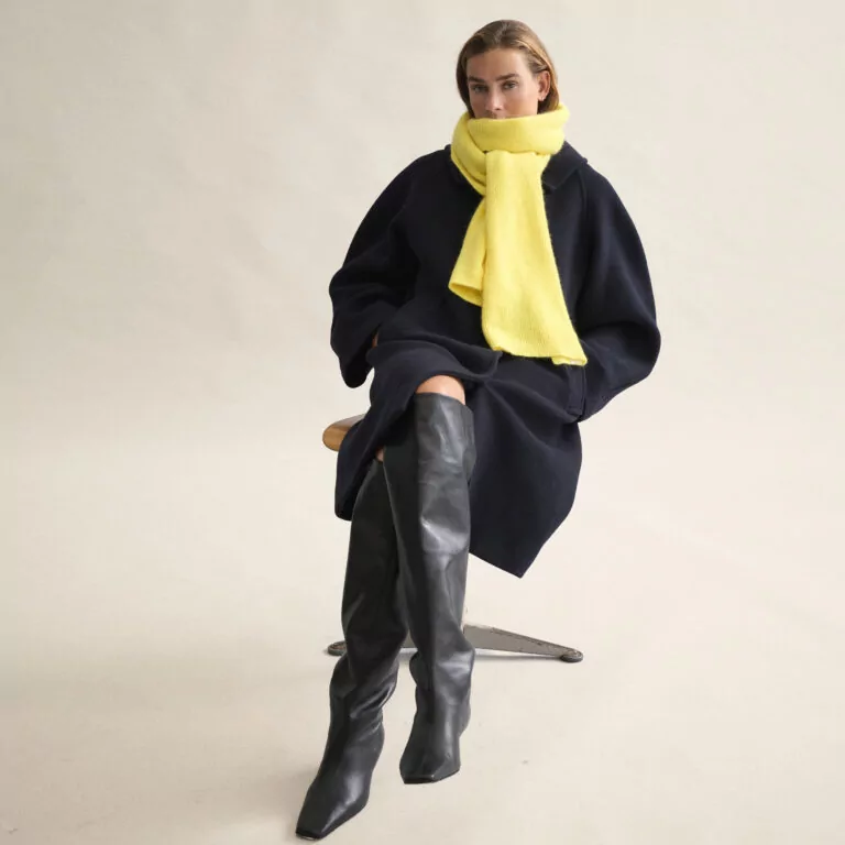 Le Bonnet Scarf — Acid Yellow