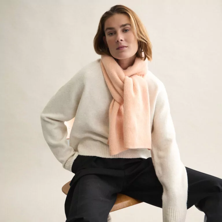 Le Bonnet Scarf — Peach