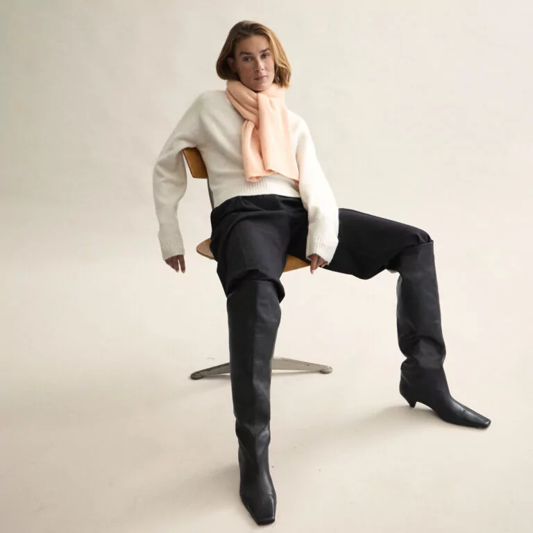 Le Bonnet Scarf — Peach