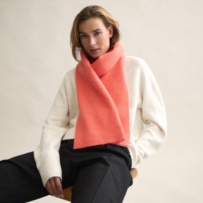 Le Bonnet Scarf — Salmon