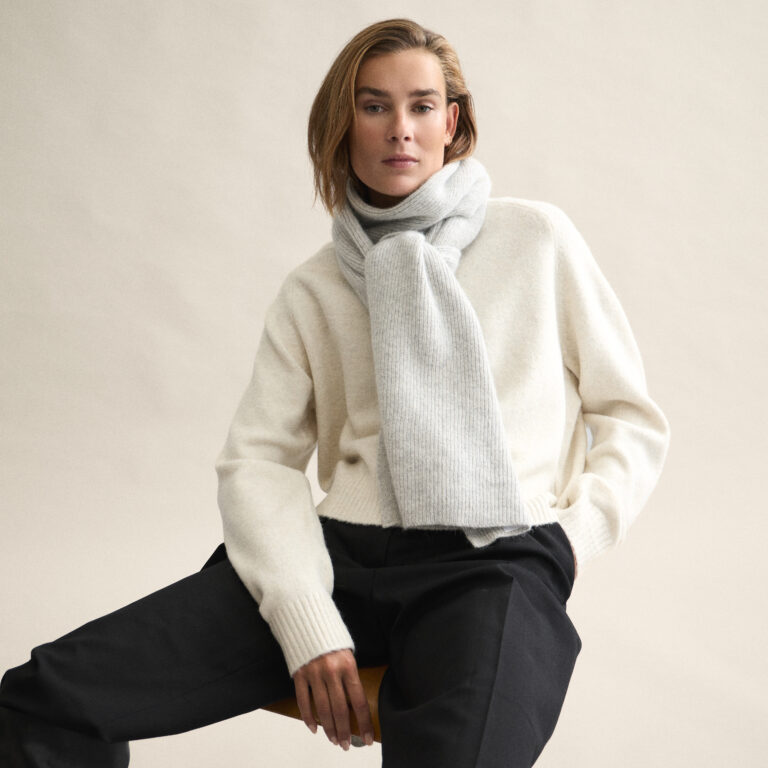 Le Bonnet Scarf — Silver