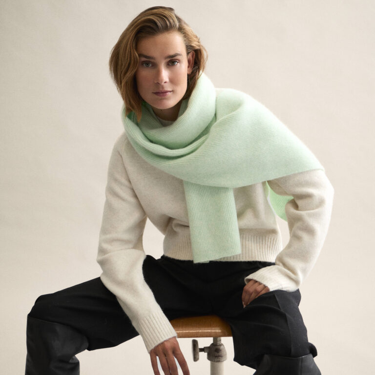 Le Bonnet Scarf — Soft Mint
