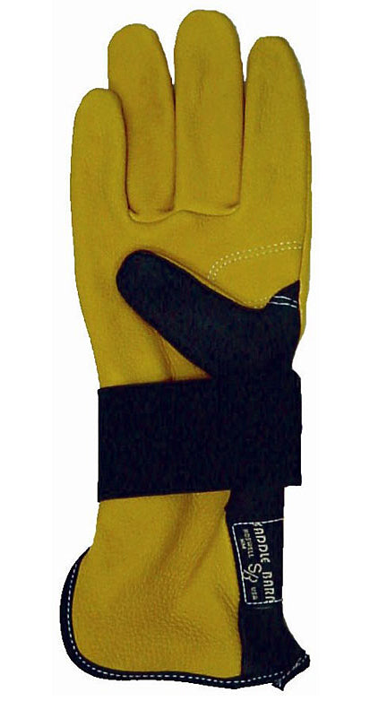 le bos 10-05 Bull Riding Glove With Velcro Strap - Right Hand