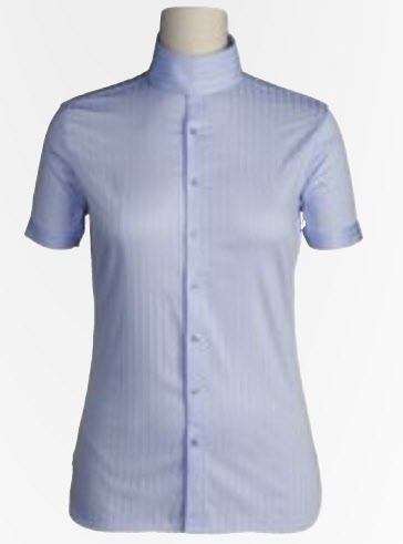 le bos 10003308 Blue Victory Short Sleeve Womens Riding Shirt