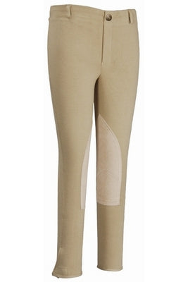le bos 10010-01 Tan Kids JPC Cotton Pull on Breeches