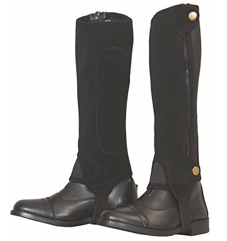 le bos 100661-640 TuffRider Child Grippy Nubuck Half Chap