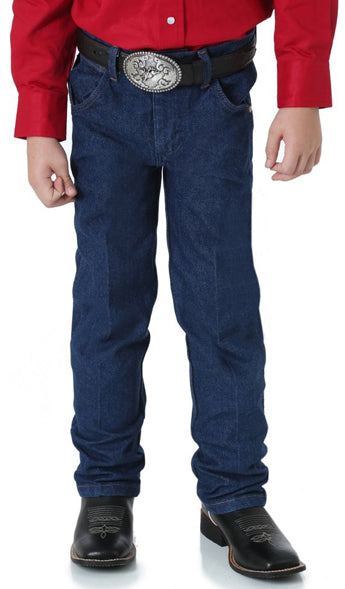le bos 13MWZJP Denim Cowboy Cut Original Fit Western Wrangler Kids Jeans