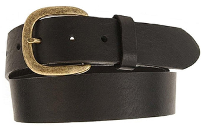 le bos 232BK Black 1 1/2 in Basic Justin Mens Work Belts