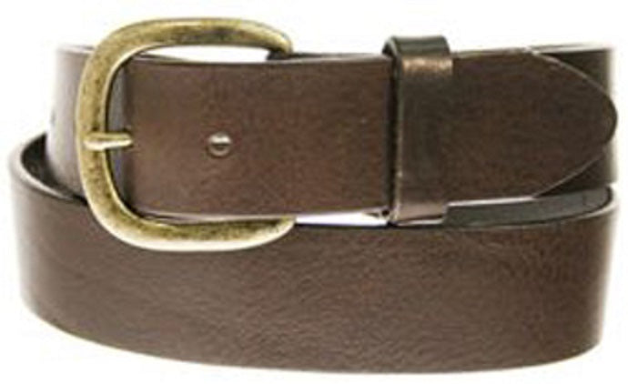le bos 232BR Dark Brown 1 1/2 in Basic Justin Mens Work Belt