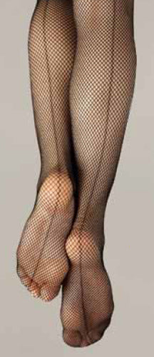 le bos 3408C Studio Basic Fishnet w/Seam- Child (One Size)