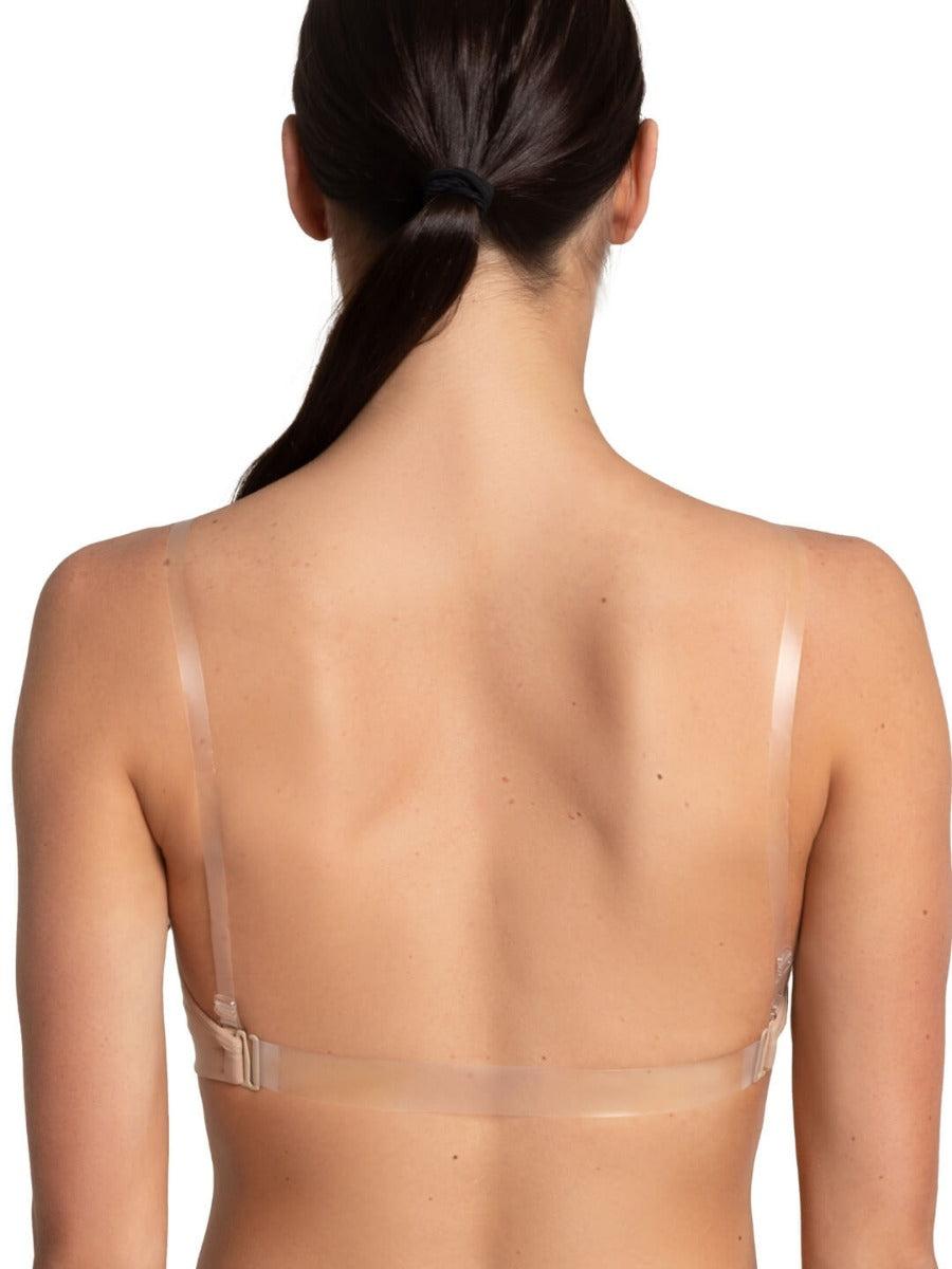 Le Bos 3683 Nude Seamless Clear Back Capezio Bra - (Adult Sizes S-L)