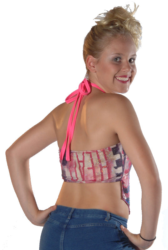 Le Bos 4615T Adult PHUNKAY Halter Top Dance Recital Costumes