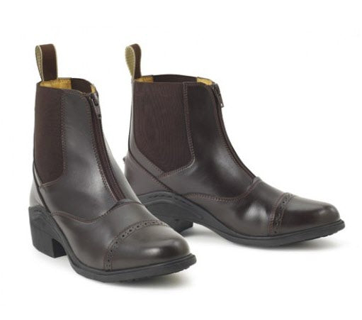 le bos 469583 Brown Ovation Synergy Zip Front Womens Paddock Boots