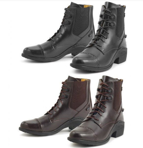 le bos 469585 Ovation Synergy Laced Ladies' Paddock Boot with Zip Back