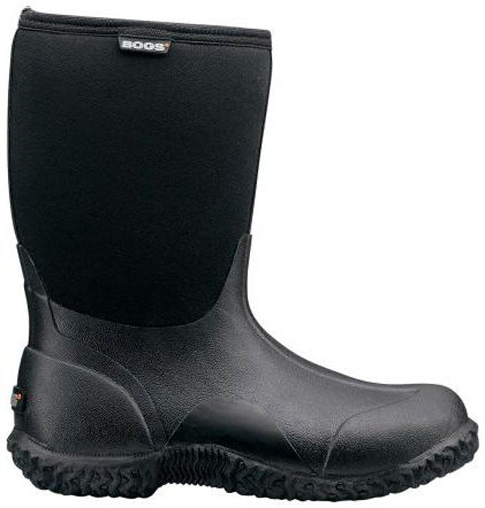 le bos 61152 Classic Mid Black Waterproof/Warm Bogs Womens Boots