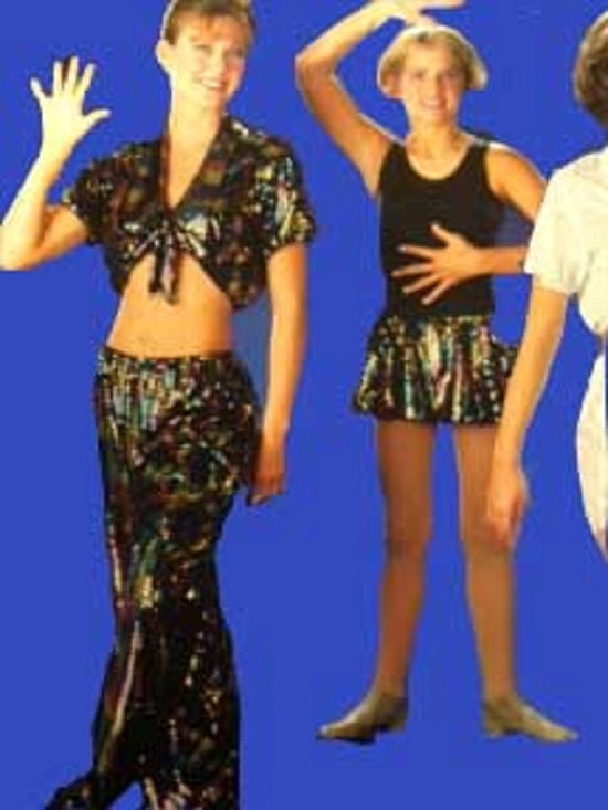 le bos 6917B Disco Nights Skirt Recital Costumes Ch