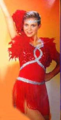 le bos 7003B Showtime Variety Fringe Skirt Recital Costumes