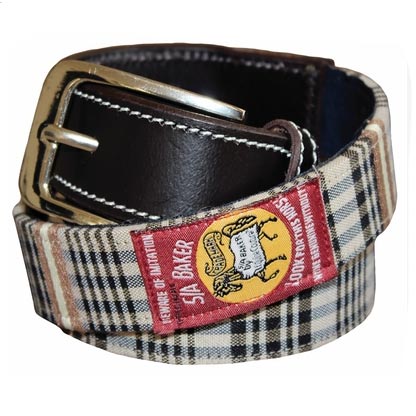 le bos 9611-210 Women's Baker Classic Plaid English Riding Belt