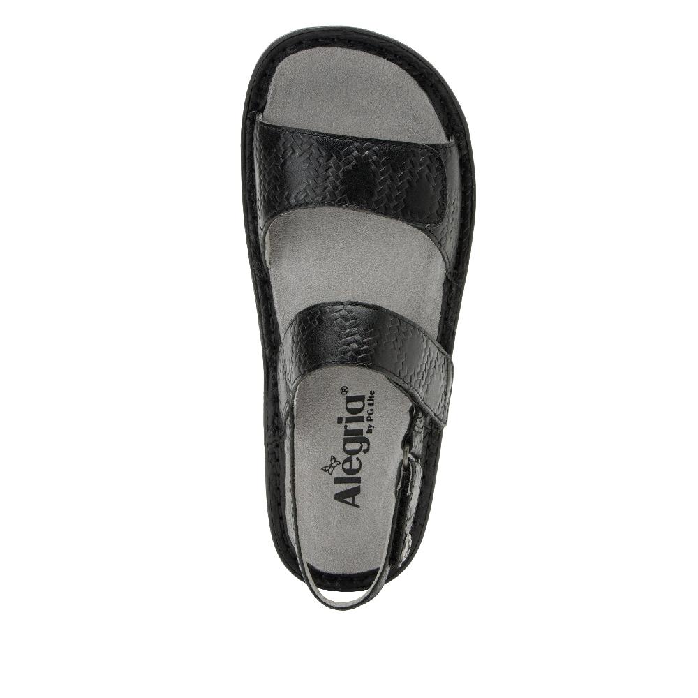 Le Bos Alegria Basketry Black Verona Women's Sandals VER-6188