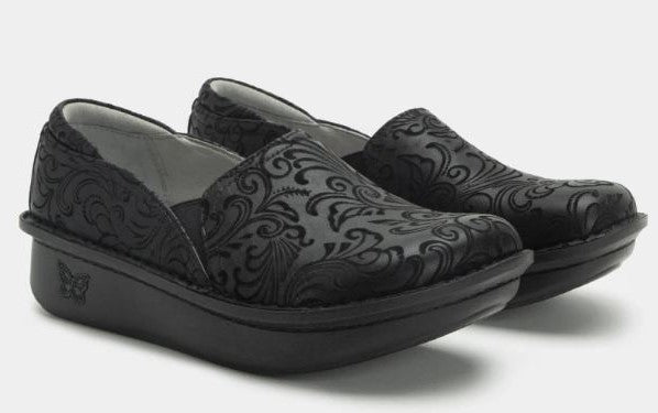 le bos Alegria Black Debra Sail Away Womens Slip On Comfort Shoes DEB-8142