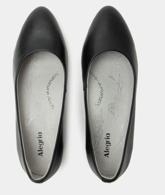 Le Bos Alegria Black Lisah Women's Leather Pump Heels LIS-601