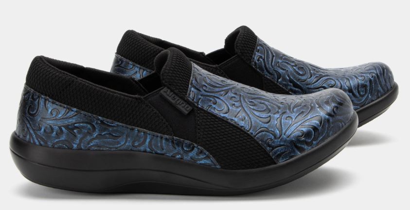 Le Bos Alegria Blue Steel Duette Women's Casual Slip On Shoes DUE-7723