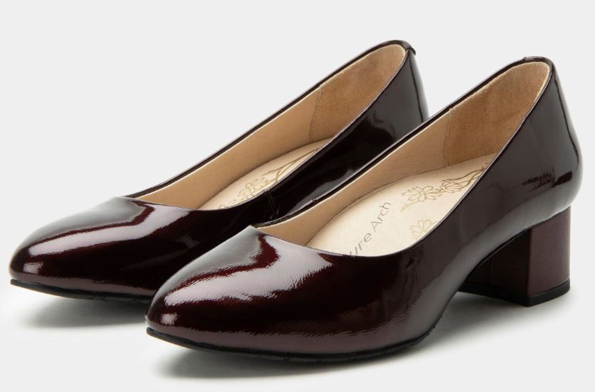 le bos Alegria Jam Patent Lisah Women's Leather Pump Heels LIS-8261