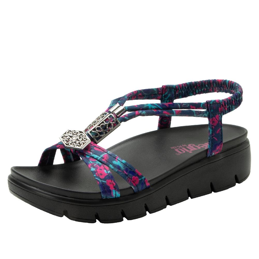 Le Bos Alegria Noche Flora Roz Women's Sandals ROZ-6437