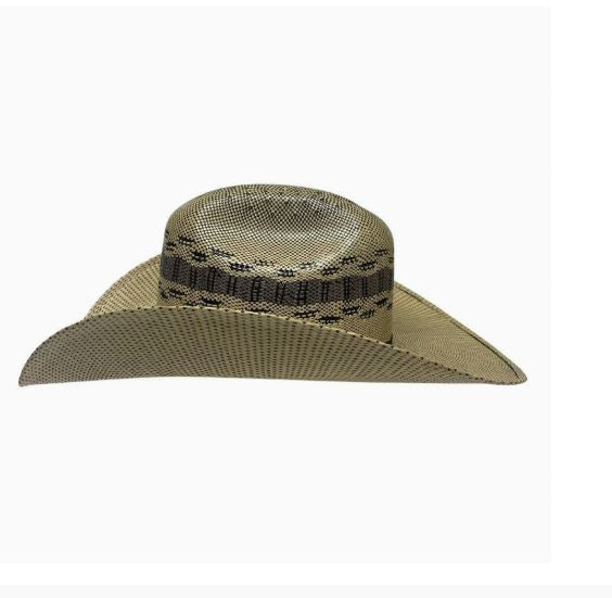 Le Bos American Hat Makers Yellowstone Cisco Straw Cattleman Hat 4-MH CISCO YEL