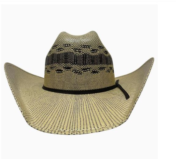 le bos American Hat Makers Yellowstone Cisco Straw Cattleman Hat 4-MH CISCO YEL