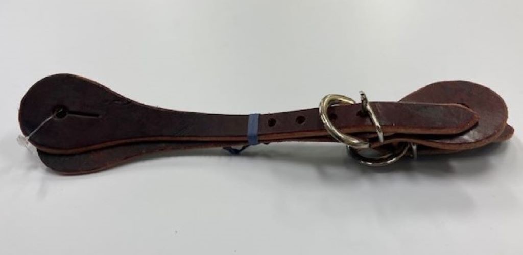 le bos American Heritage Brown Latigo Leather Spur Straps 258015