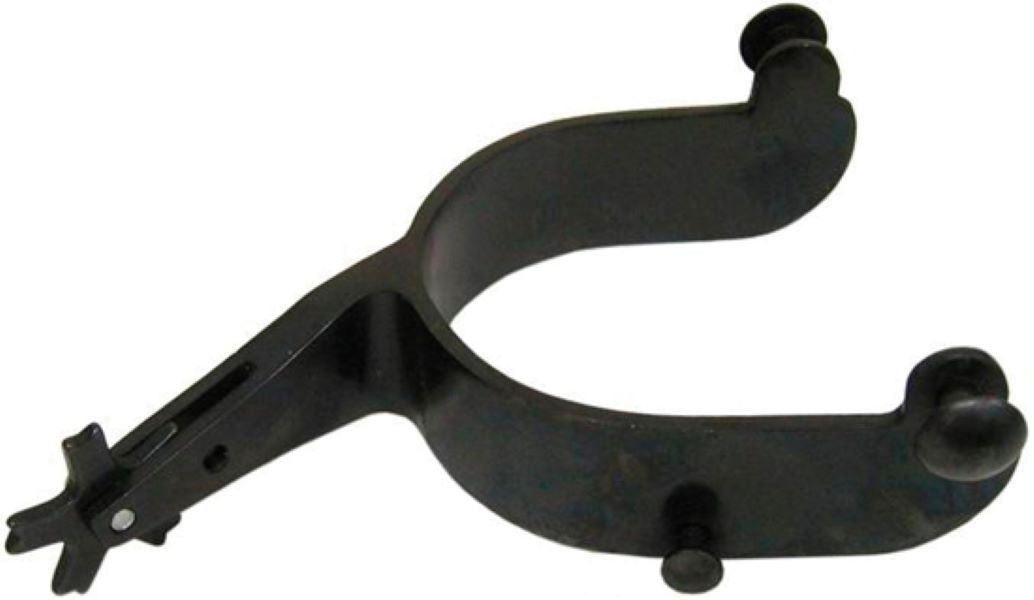 le bos American Heritage Equine Black Steel Men's Rodeo Spurs 30 Deg 258-014