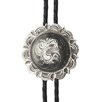 le bos Andwest Western SCALLOP Men's Bolo Ties BOL106