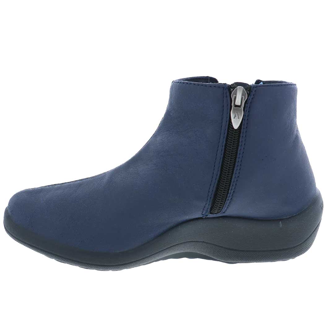 Le Bos Arcopedico Navy Blue Ardales Womens Side Zip Booties 4636-J67