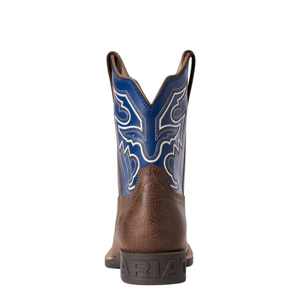 Le Bos Ariat Adobe Chocolate Sorting Pen Youth Wide Square Toe Western Boots 10038333
