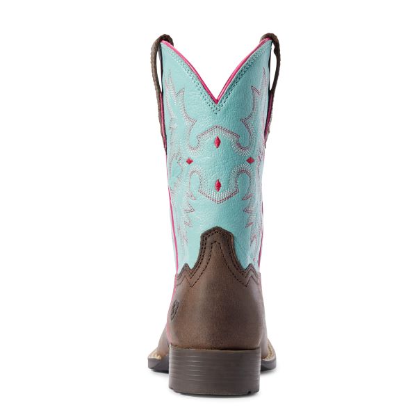 Le Bos Ariat Bay Brown Tombstone Kids Western Boot 10031516